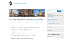 Desktop Screenshot of liverpooldiocesanregistry.co.uk